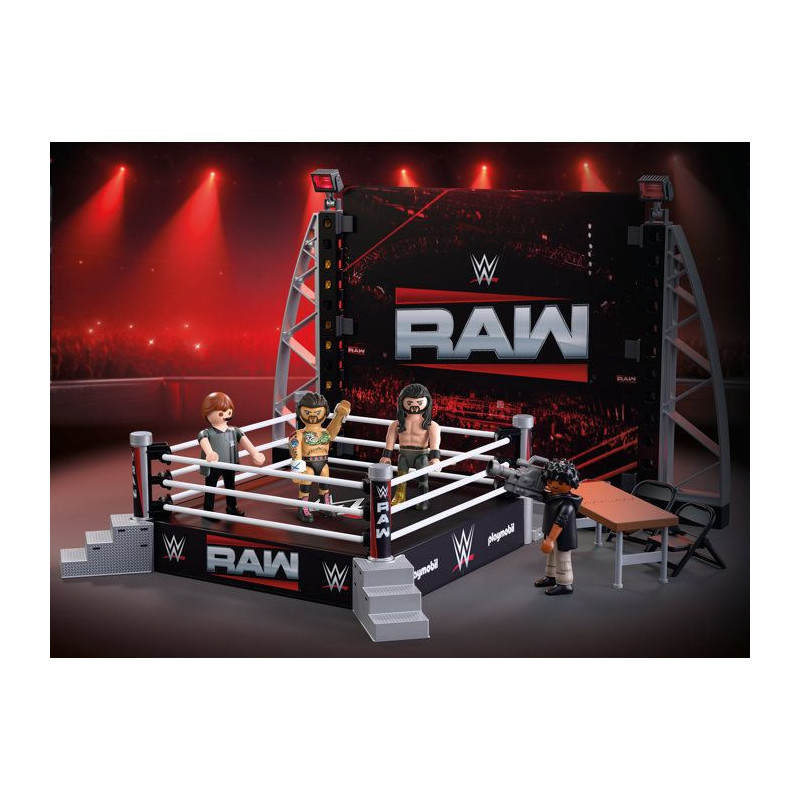 PLAYMOBIL 71956 WWE Coffret collector : Le ring