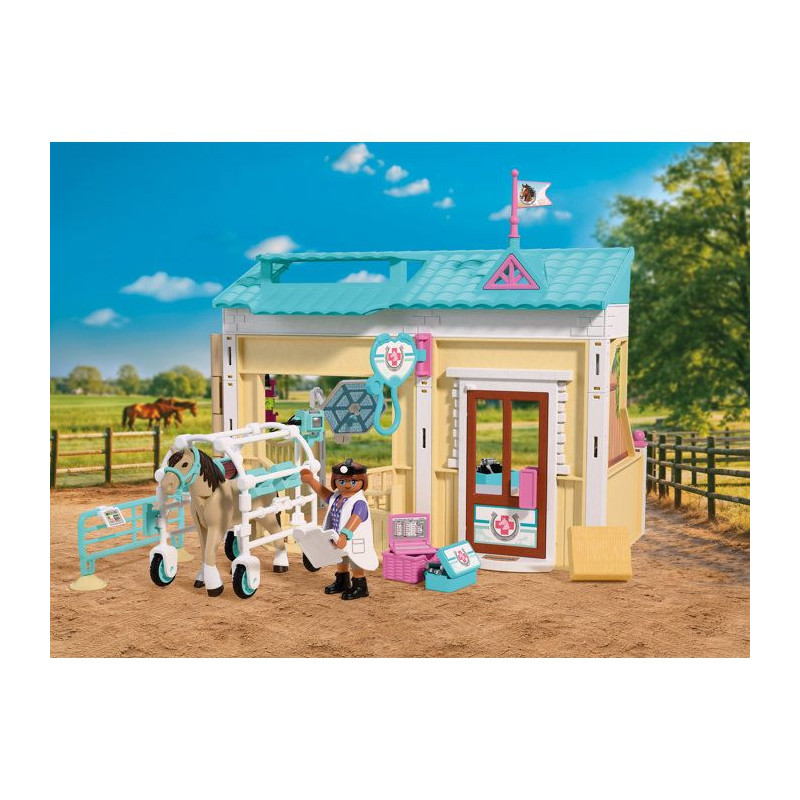 PLAYMOBIL I love horses 72128 Clinique vétérinaire et cheval