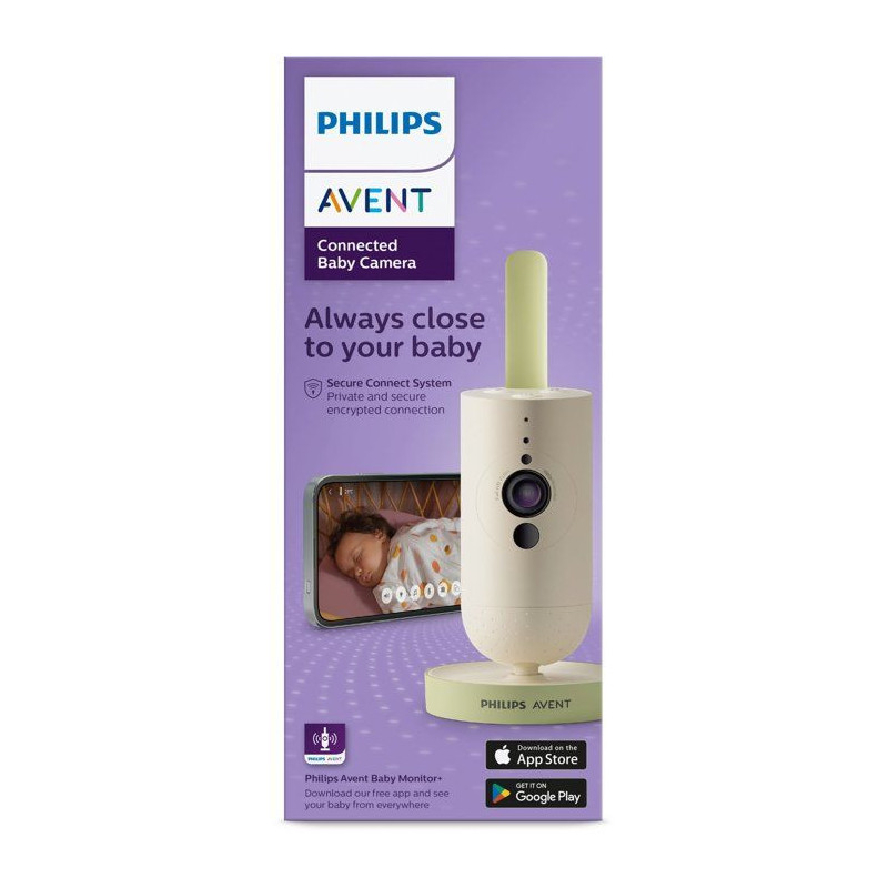 Caméra bébé connectée - PHILIPS - SCD643/26 - caméra HD - applica