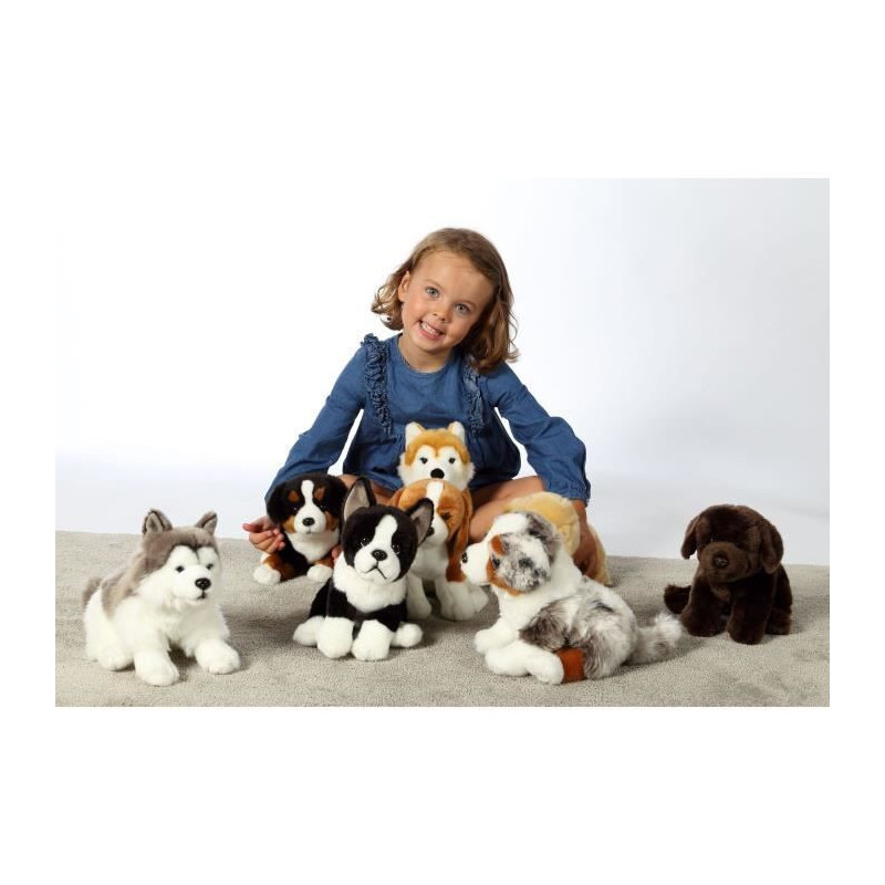Shiba Dog Plush Toy - GIPSY TOYS - Sitting, 25 cm