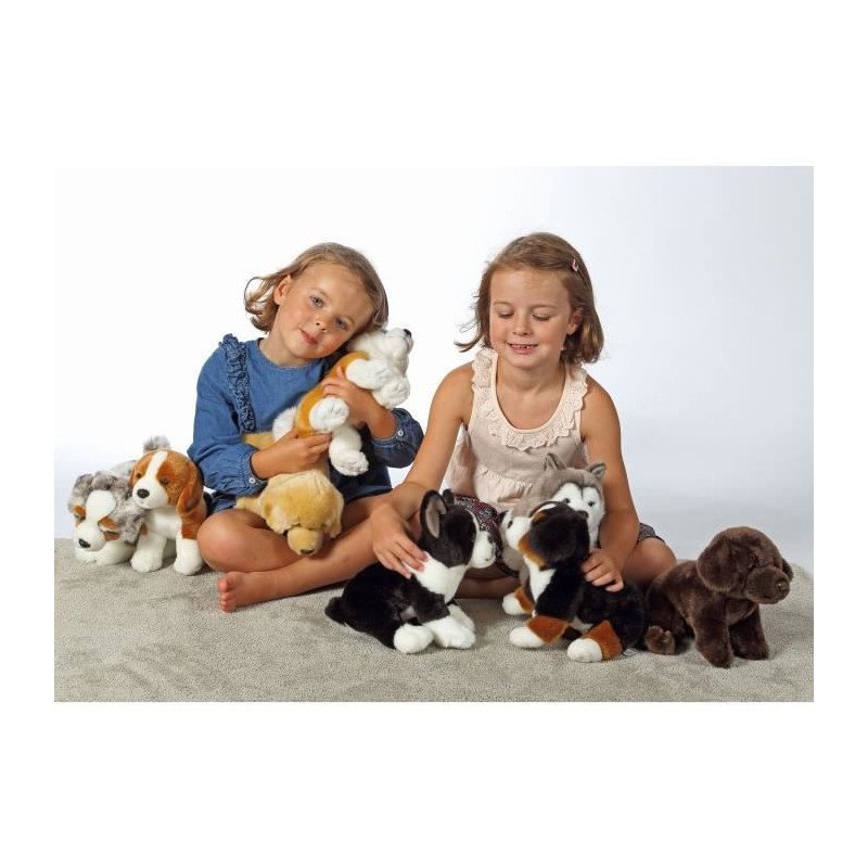 Shiba Dog Plush Toy - GIPSY TOYS - Sitting, 25 cm