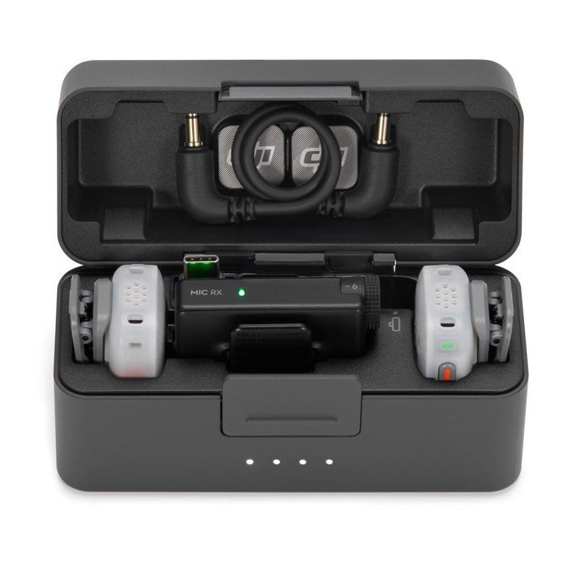 Microphone - DJI - Mic Mini 2S - 2 TX - 1 RX - Charging Case