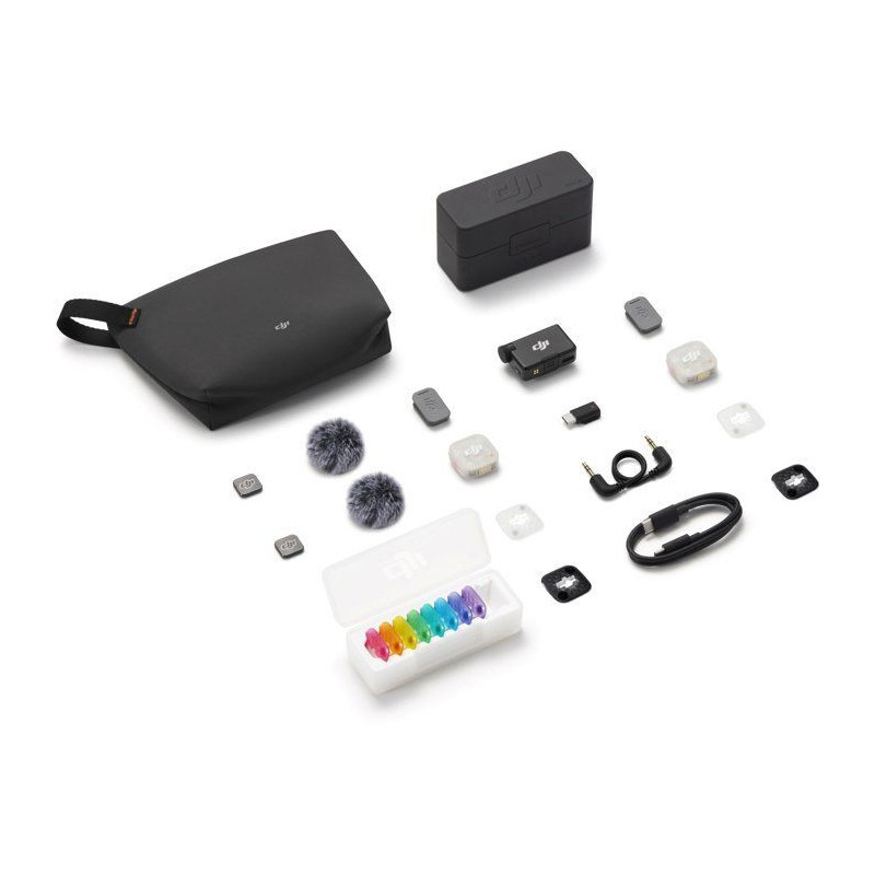 Microphone - DJI - Mic Mini 2S - 2 TX - 1 RX - Charging Case