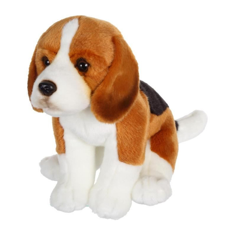 Beagle Dog Plush - GIPSY TOYS - Sitting, 25 cm
