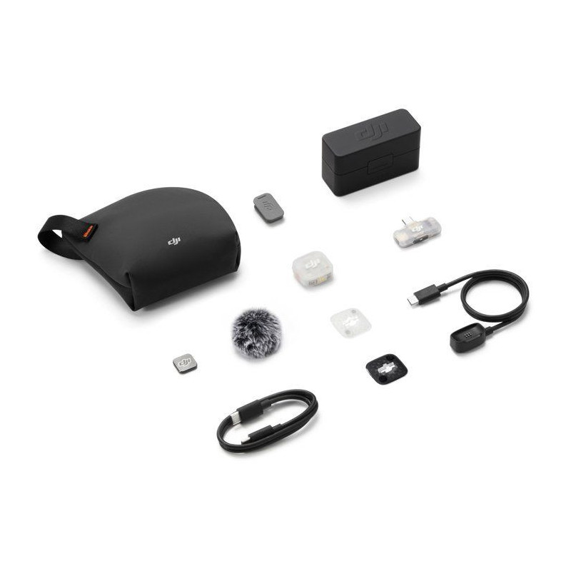 Microphone - DJI - Mic Mini 2S - 1 TX - Mobile RX - Charging Case
