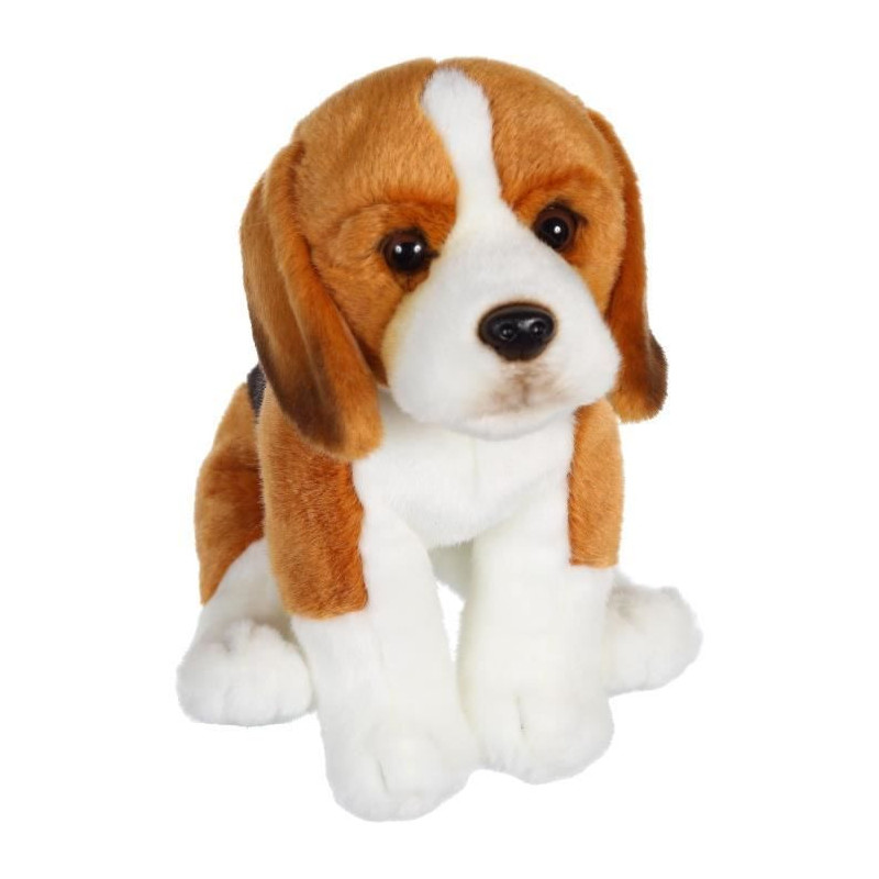 Beagle Dog Plush - GIPSY TOYS - Sitting, 25 cm