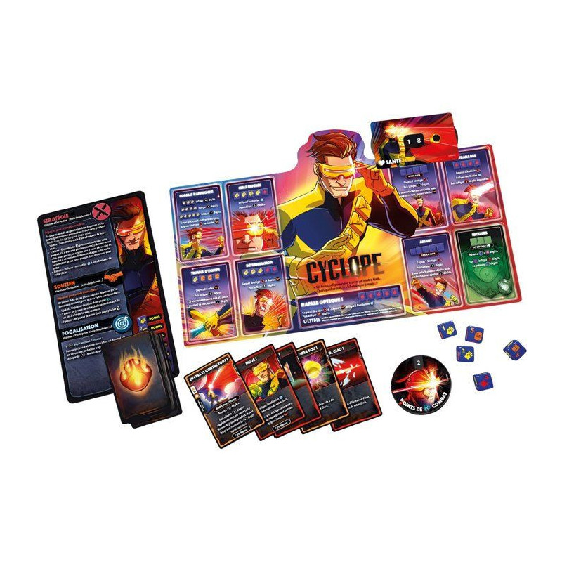 Dice Throne Marvel - Jeu de société - LUCKY DUCK GAMES - Cyclops/Gam