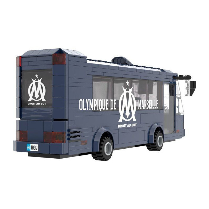MEGABLEU - Jeu de construction - Bus en briques - Olympique de Marseil