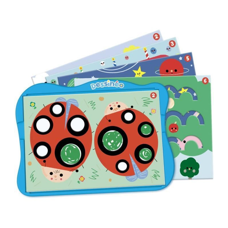 Jeu de loisirs créatifs - NATHAN - Dessinéo premiers dessins - 16 mo