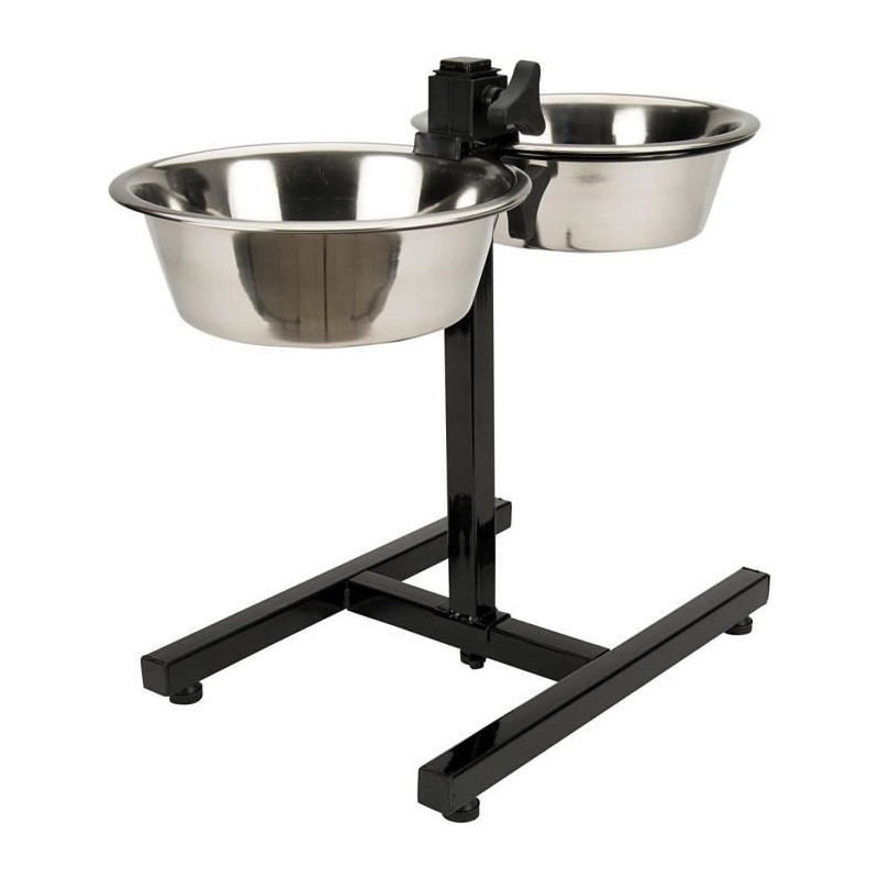 TYROL Height-adjustable bowl support - 25 cm - 2.8 L - For dogs