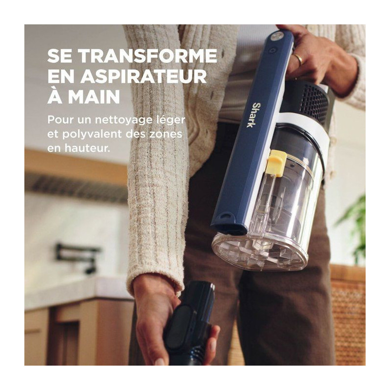 Aspirateur balai sans fil - SHARK IY143HEU - FloorDetect - Jusqu'a 40