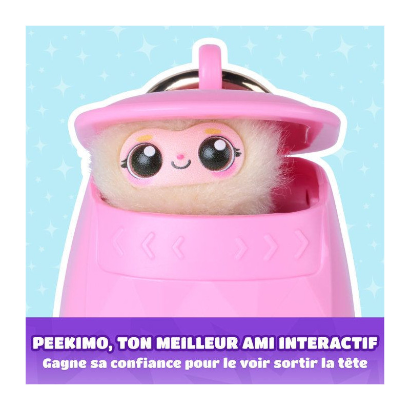 Peekimo Violet - SPINMASTER - Animal interactif et accessoire a porter