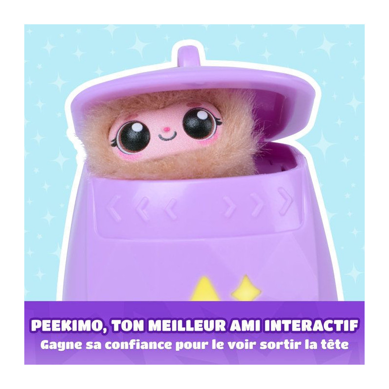 Peekimo Violet - SPINMASTER - Animal interactif et accessoire a porter