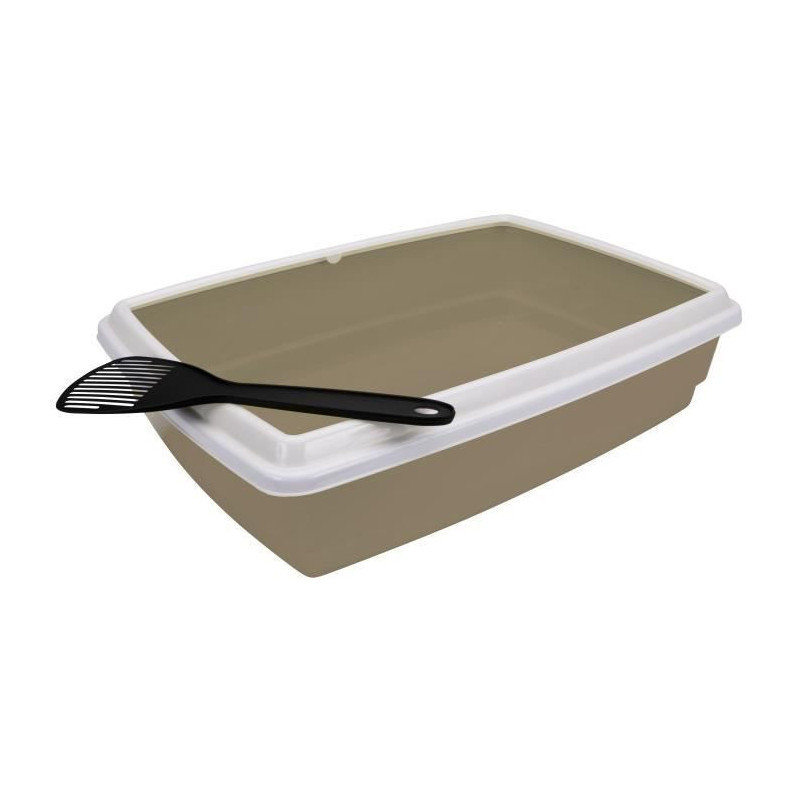 AIME litter box with rim + shovel - for cat