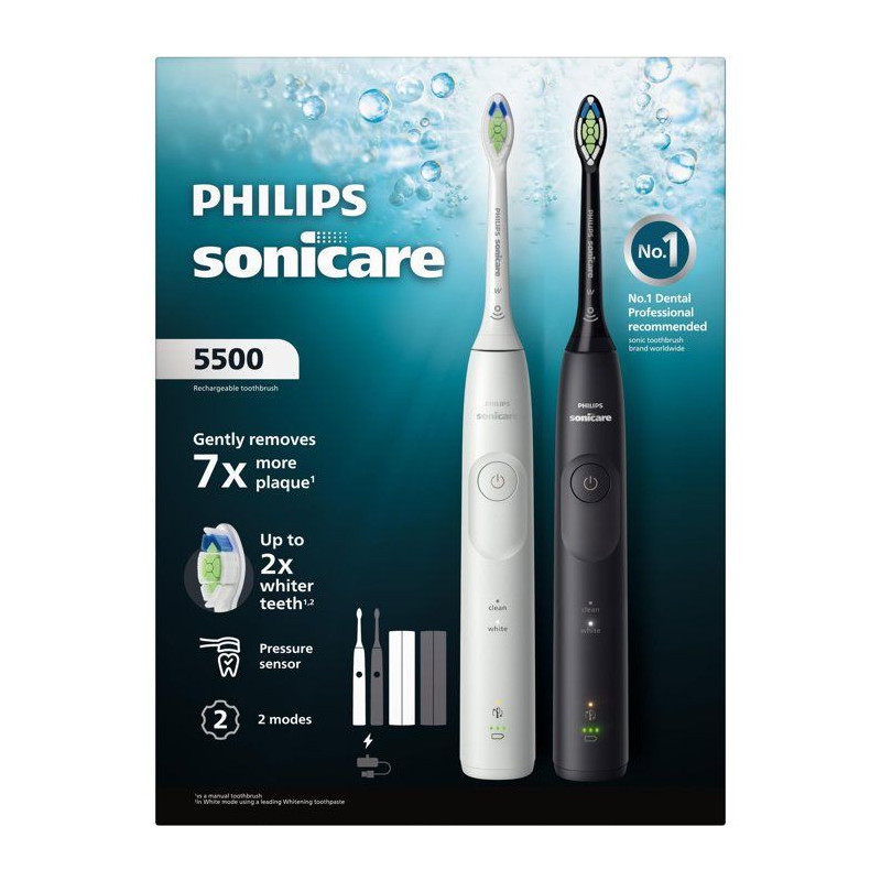 Brosse à dents électrique sonique double manche - PHILIPS - HX7119/0