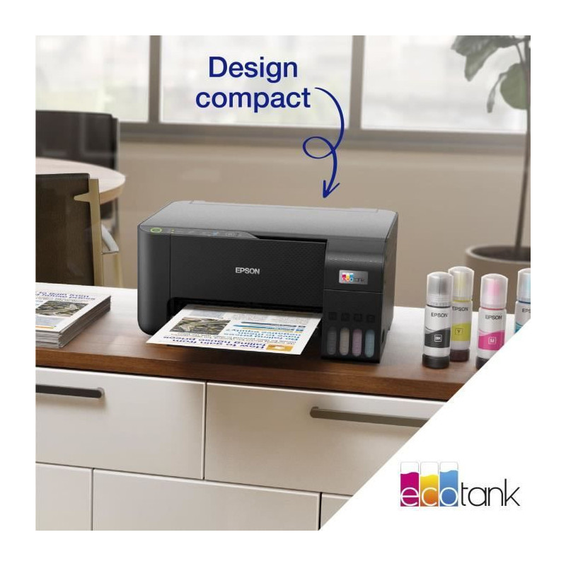 Imprimante multifonction - Epson - EcoTank ET-2862 - Wi-Fi - Réservoi