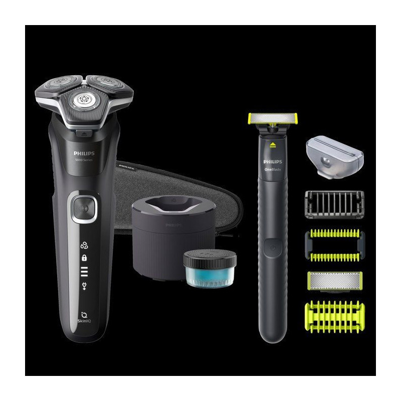 Rasoir électrique - PHILIPS - S5898/79 - Wet & Dry - SteelPrecision -