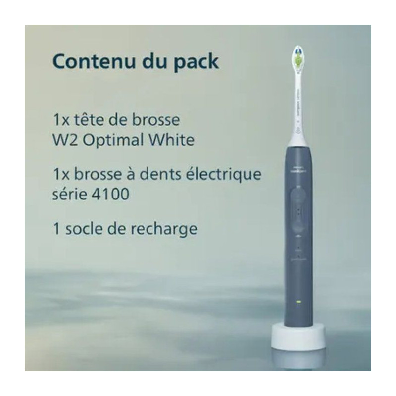 Brosse à dents électrique sonique - PHILIPS - HX4041/48 - Série 410
