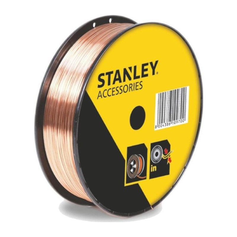 Stanley 460628 Steel wire coil for MIG/MAG welding without gas - Ø 0.