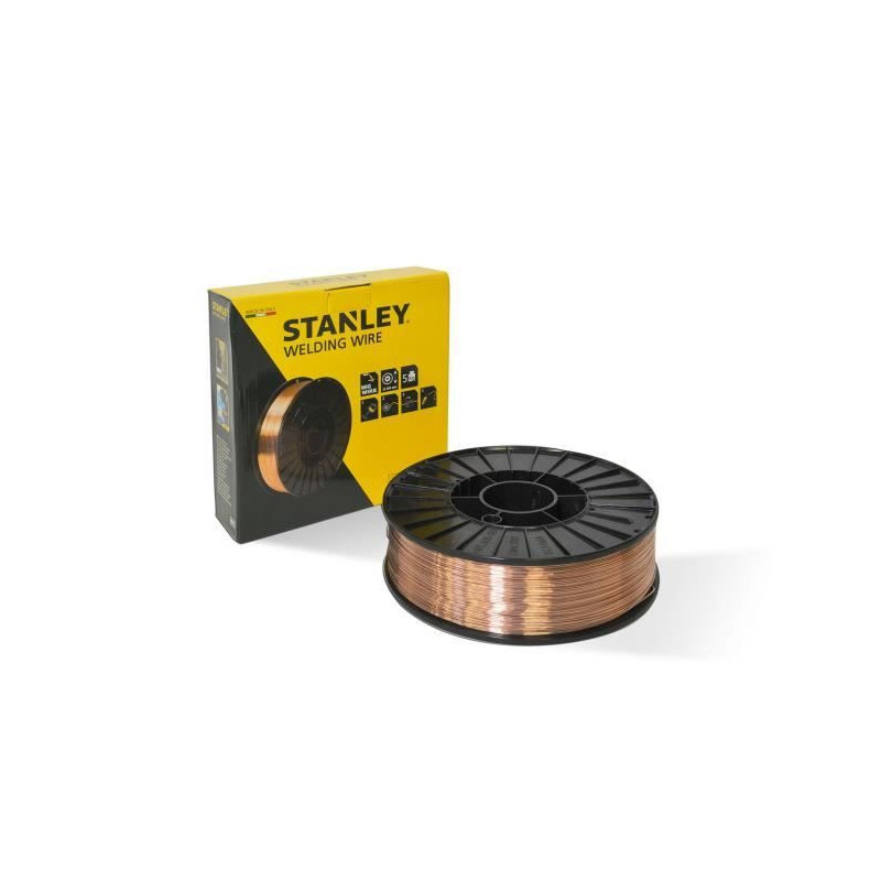 Stanley 460628 Steel wire coil for MIG/MAG welding without gas - Ø 0.