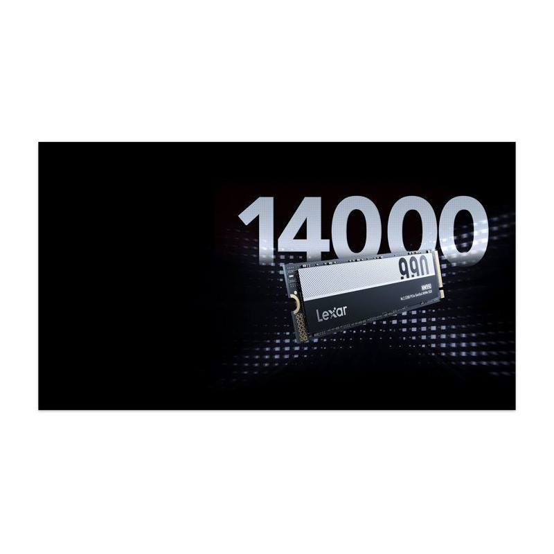 LEXAR - NM990 - Disque dur SSD - 1 To - M.2 2280 PCIe Gen 5x4