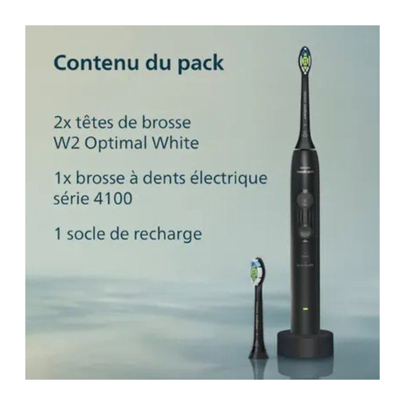 Brosse à dents électrique sonique - PHILIPS - HX4042/52 - Série 410