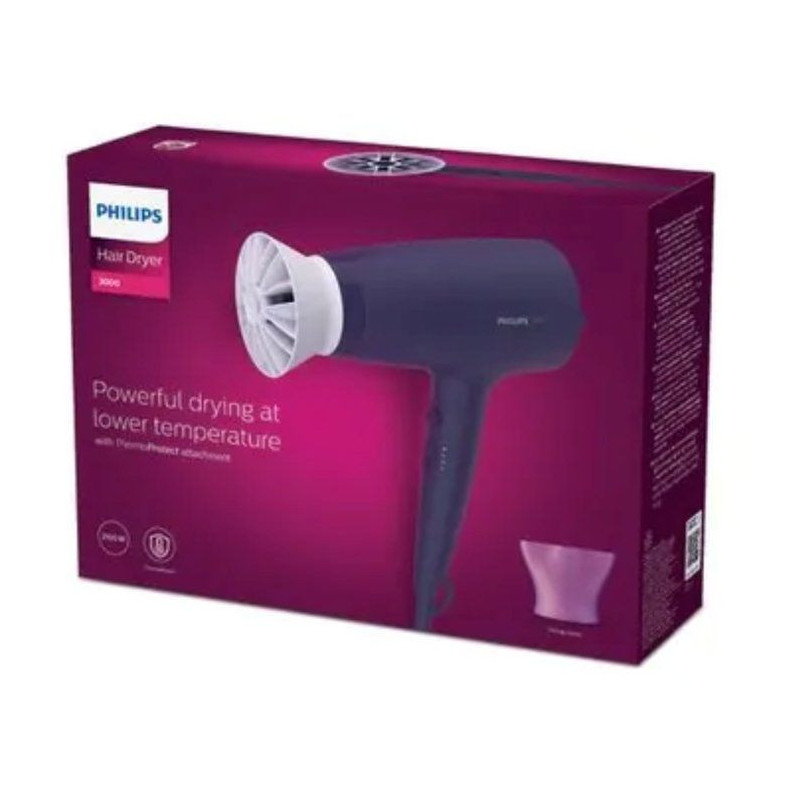Sèche-cheveux - PHILIPS - BHD340/10 - ThermoProtect - 2100 W - concen