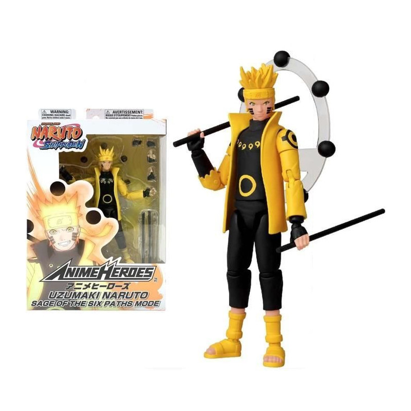BANDAI - Anime Heroes Figure Naruto - Six Paths Sage Mode
