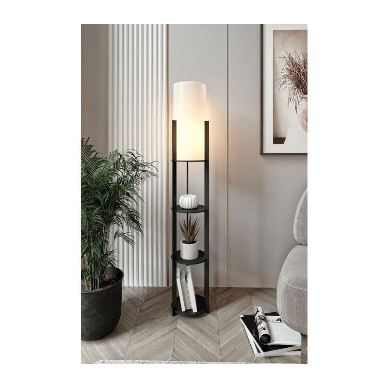 Lampadaire D BY M.RED Black - Métal - Structure 100% métal - Style c