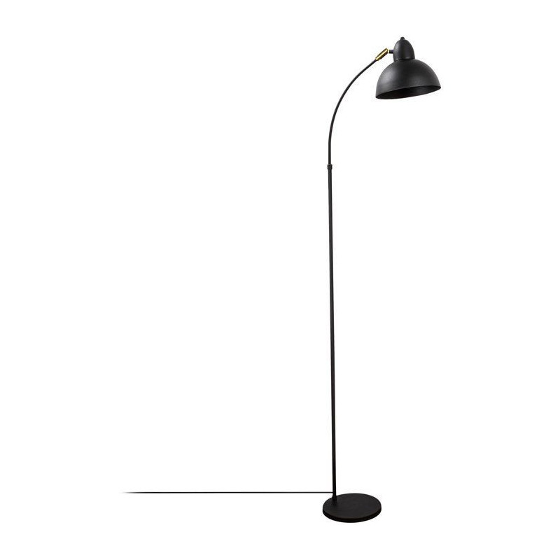 Lampadaire D BY M.RED Black Antique - MDF - Abat-jour polypropylene -