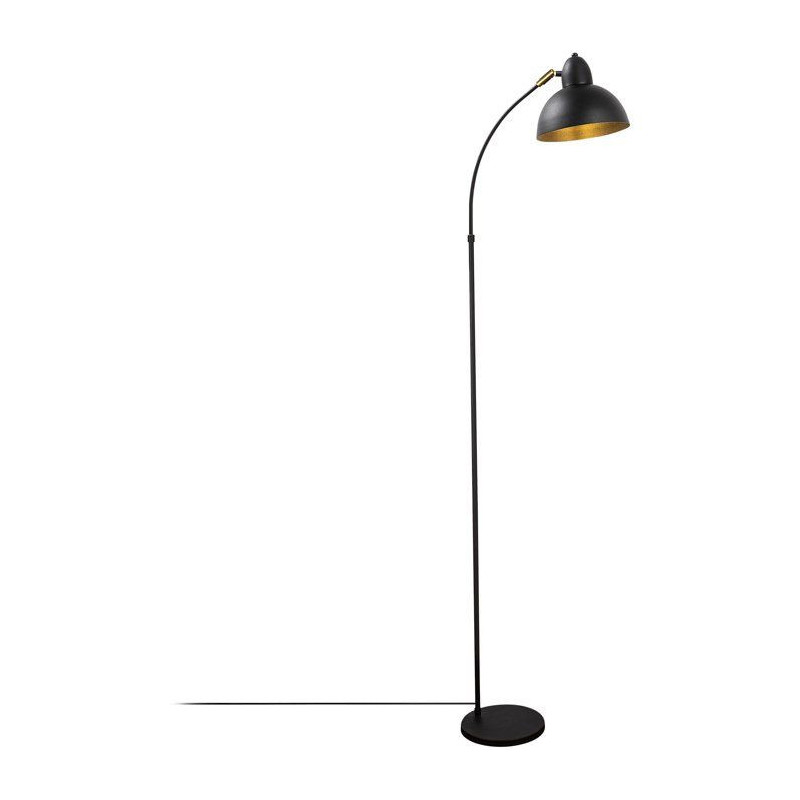 Lampadaire D BY M.RED Black Antique - MDF - Abat-jour polypropylene -