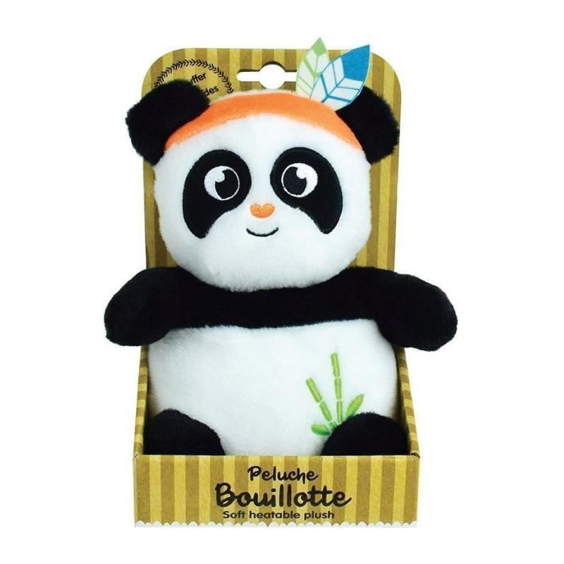 INDIAN PANDA Plush hot water bottle +/- 21 cm