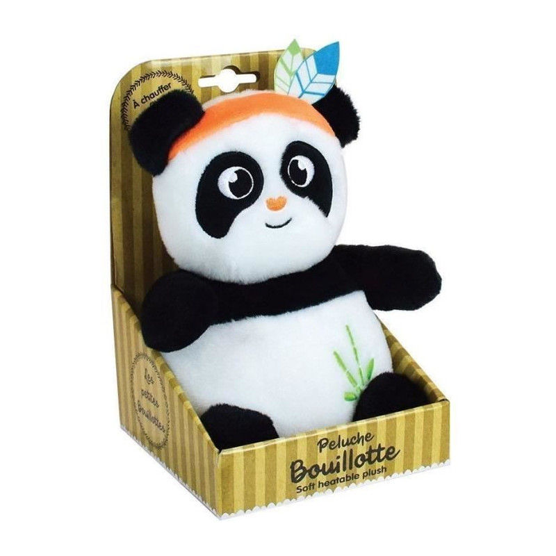 INDIAN PANDA Plush hot water bottle +/- 21 cm