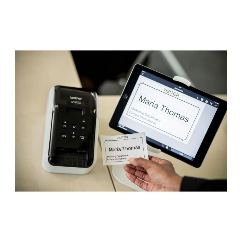 Imprimante d'étiquettes - BROTHER - QL-810WC - Professionnelle avec W
