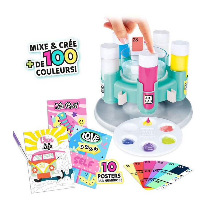Studio de peinture par numéro