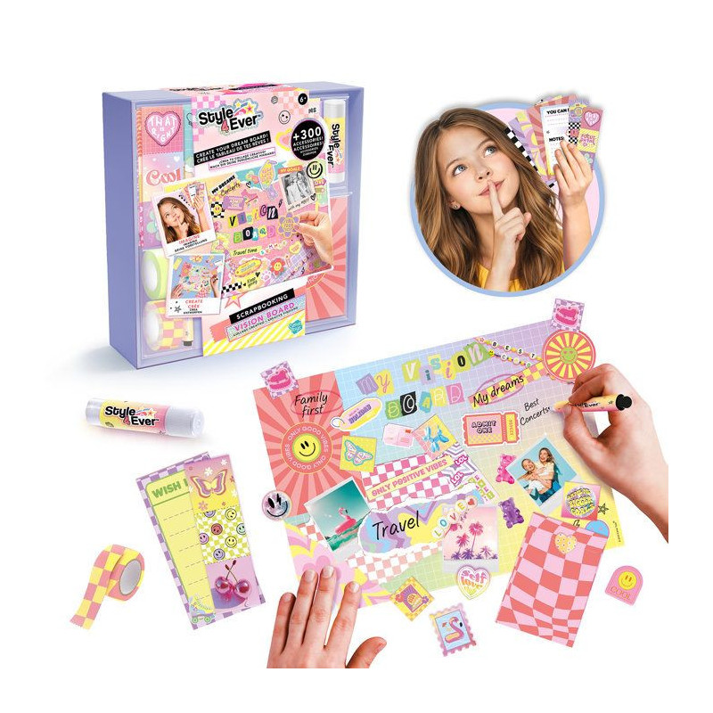 Scrapbooking vision board
