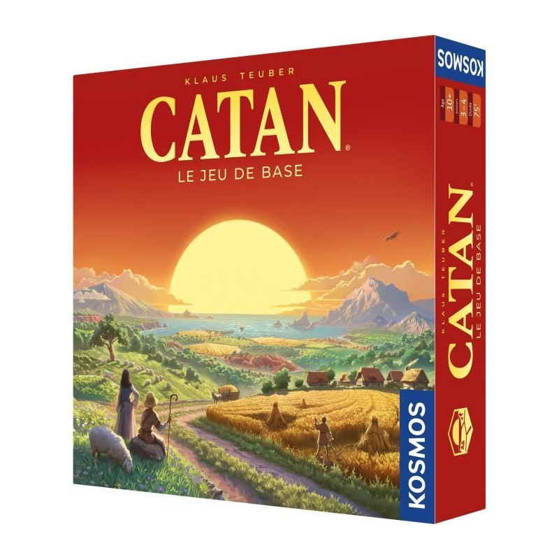 KOSMOS Jeu de plateau CATAN (Refresh) - Best-seller Stratégie et Nég