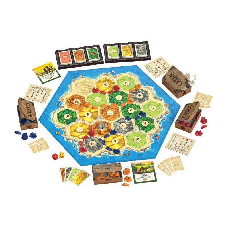 KOSMOS Jeu de plateau CATAN (Refresh) - Best-seller Stratégie et Nég
