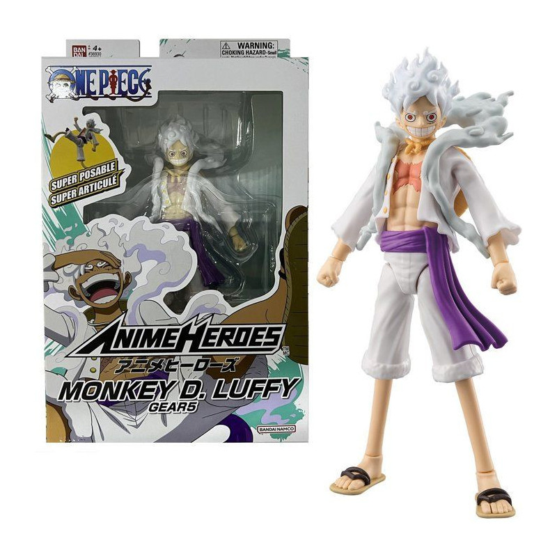 Figurine One Piece - BANDAI - Anime Heroes - 37054 - Luffy Gear 5 - 17