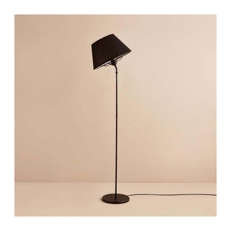 Lampadaire D BY M.RED Black - Métal - Design moderne - Eclairage int