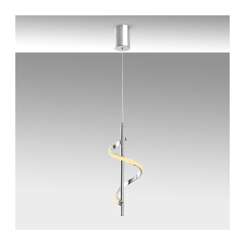 Suspension lustre D BY M.RED Chrome - Métal chromé - Design moderne