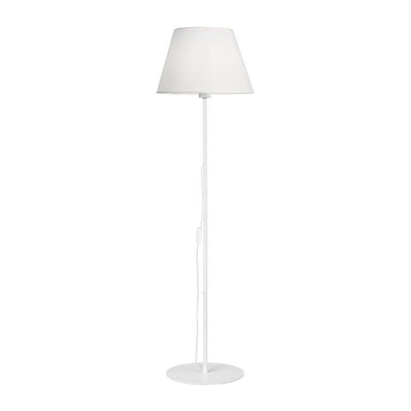 Lampadaire D BY M.RED White - Métal - Design épuré - Ambiance chale