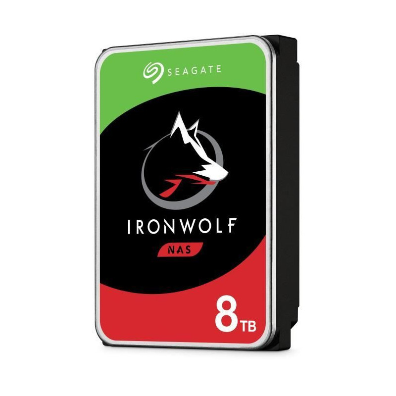 SEAGATE TECHNOLOGY - IronWolf - Disque dur interne - 8To - Pour NAS Ir