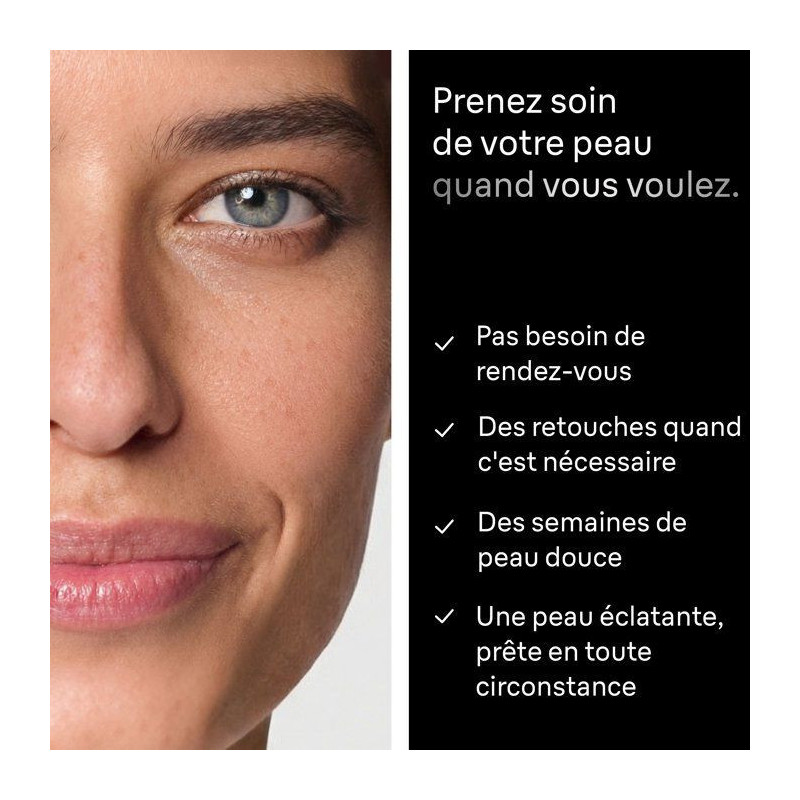 Épilateur visage 2-en-1 - BRAUN - Face SE810 - Wet & Dry - Brosse net