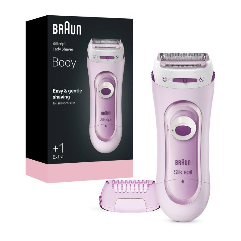 Rasoir électrique femme - BRAUN - LS5100 - Sans fil - Tête arrondie