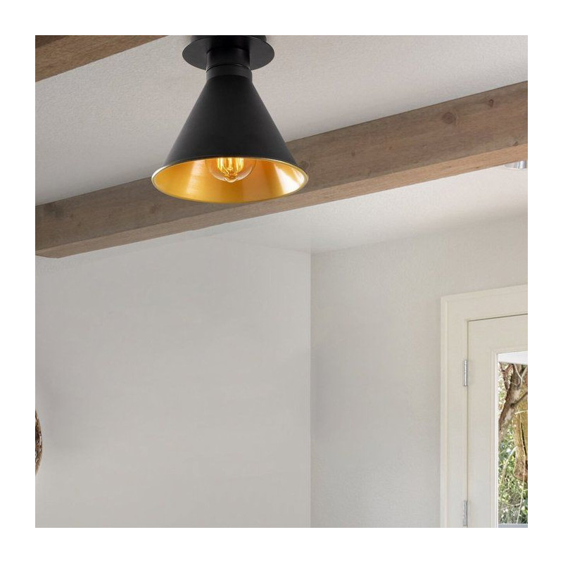 Suspension lustre D BY M.RED Black - Métal noir - Design élégant -