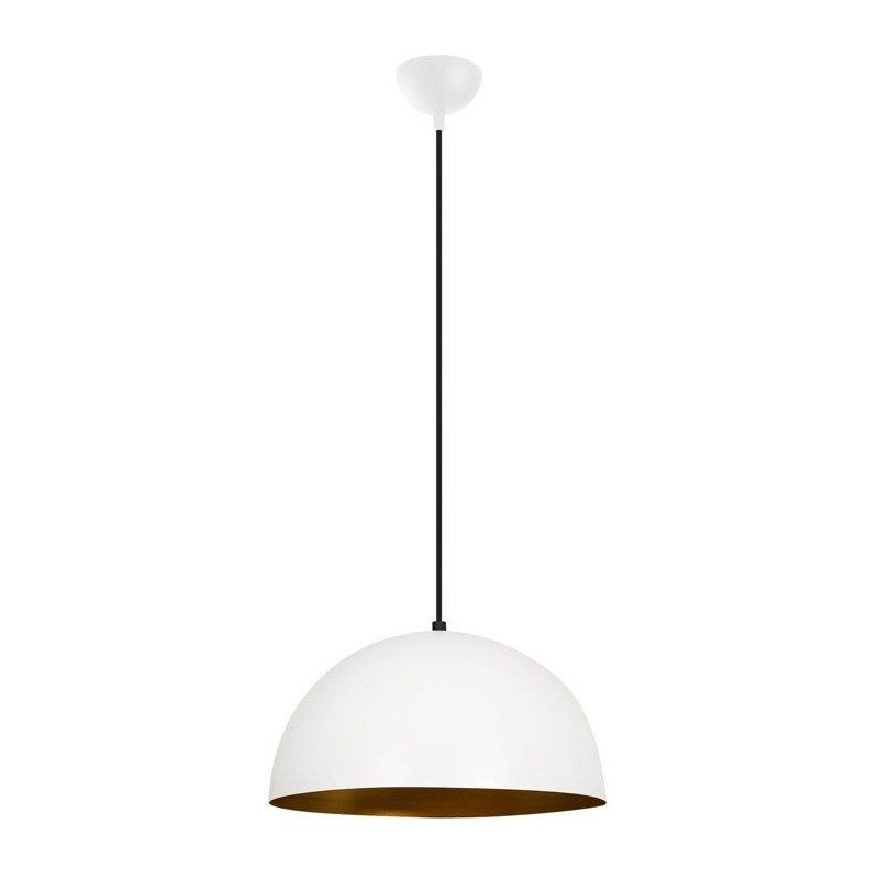 Suspension lustre D BY M.RED White Gold - Blanc et doré - Métal - St