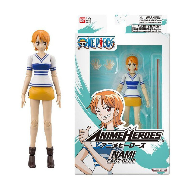 Figurine articulée Anime Heroes - Bandai - One Piece - Nami - 17 cm