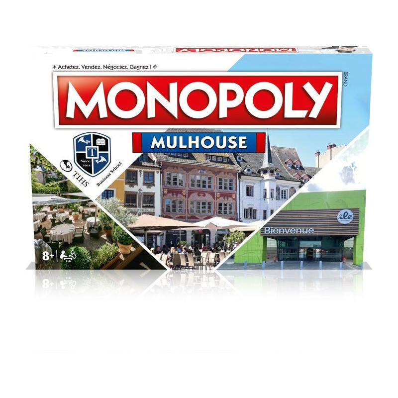 Monopoly Mulhouse - Jeu de société - WINNING MOVES - Édition locale