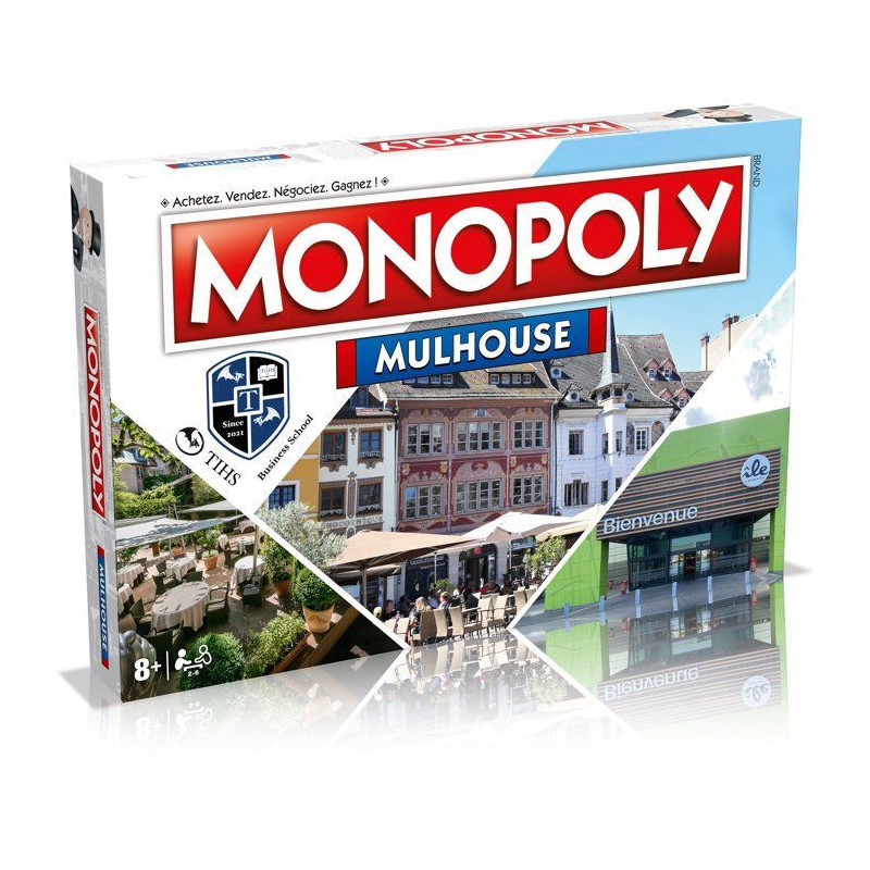 Monopoly Mulhouse - Jeu de société - WINNING MOVES - Édition locale